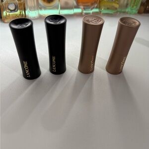 Lancôme Lipstick bundle - Black and Rose Gold Caps